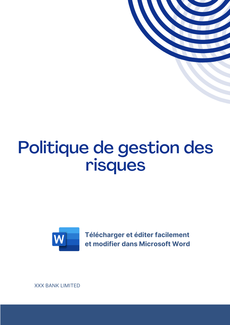 Politique de gestion des risques - Modèles de politiques et procédures ...
