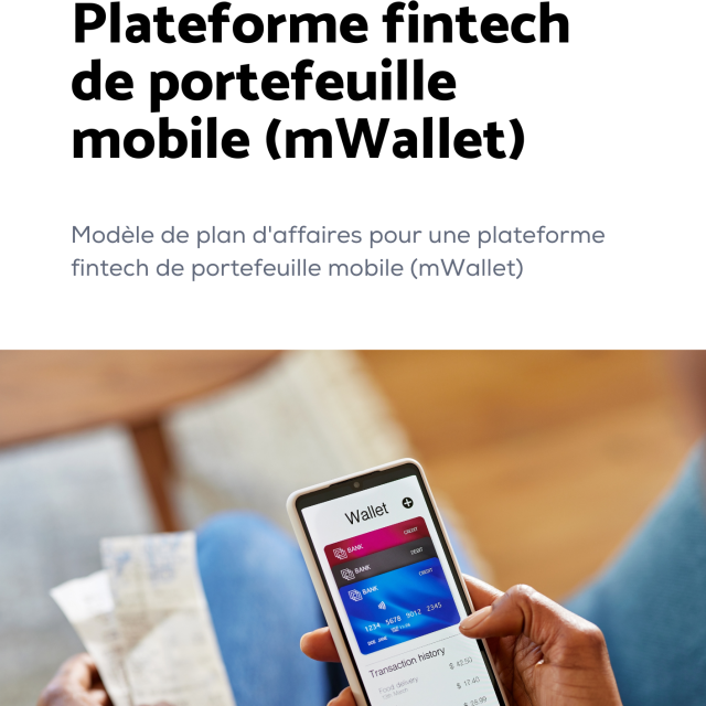 Modèle de plan d'affaires pour une plateforme fintech de portefeuille mobile (mWallet)